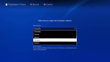 PS Store ya permite cambios de idioma y región sin crear nuevas cuentas