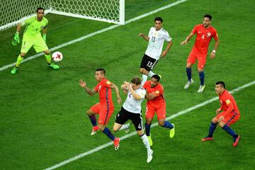 Las mejores imágenes del duelo entre Chile y Alemania