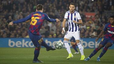 29/10/19 PARTIDO PRIMERA DIVISION BARCELONA - VALLADOLID GOL 1-0 LENGLET