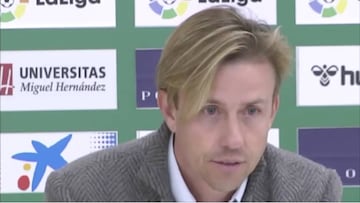 El mensaje muy directo de Guti a sus jugadores tras no ganar al Elche