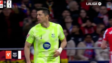 El Barça, muerto y Lewandowski se saca uno de los mejores goles de esta Liga