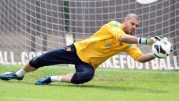 V&iacute;ctor Vald&eacute;s, portero del Bar&ccedil;a, no jugar&aacute; contra el Atl&eacute;tico de Madrid.