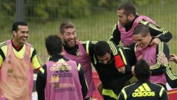 Buen rollo en la Selección.