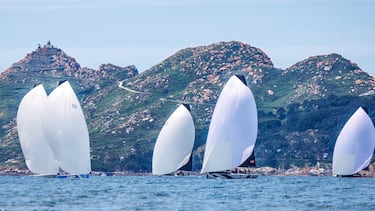 American Magic Quantum Racing, primer l¨ªder en Baiona