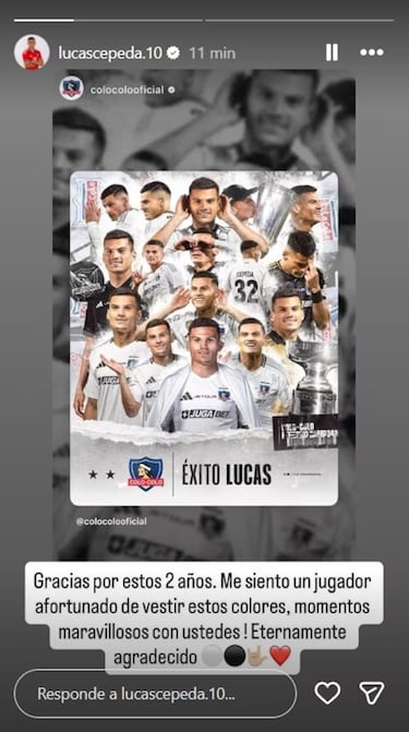 “Gracias por todo siempre y seré un hincha más desde ya, nos volveremos a encontrar de seguro”