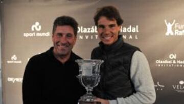 Olazábal y Nadal, durante la presentación del torneo el año pasado.