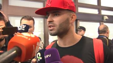 El llamativo look de Jesé a su llegada a Las Palmas