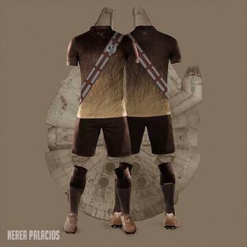 10 uniformes de fútbol al estilo de la saga de Star Wars