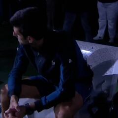 No pudo esperar más: el enorme gesto de Djokovic al ver llorar a Del Potro
