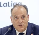 Tebas: “Como aficionado, pienso que Mbappé saldrá del PSG esta temporada”