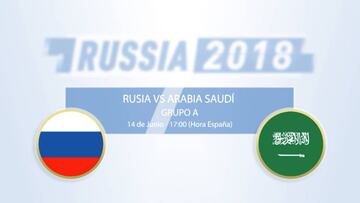 Rusia abre su Mundial ante Arabia Saud¨ª en el?Luzhniki de Mosc¨²