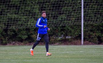 Los dirigidos por Jorge Luis Pinto realizaron su último entrenamiento en Bogotá pensando en el clásico contra Nacional.