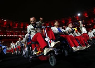 La delegación española en la inauguración de los Juegos Paralímpicos de Río 2016