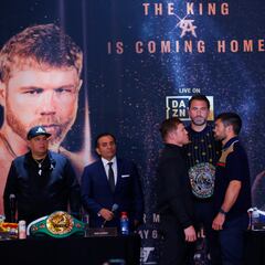 Canelo Álvarez vs John Ryder: altura, estadísticas, títulos, récords y KOs