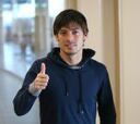 David Silva vuelve a entrenar tras el codazo de Kouyate