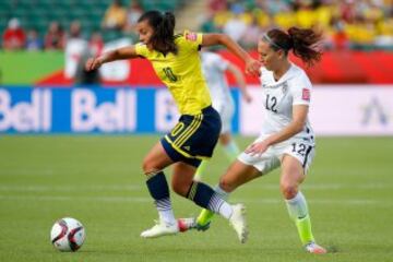 Colombia disputó cuatro partidos en Canadá 2015; ganó uno, empató otro y perdió dos.