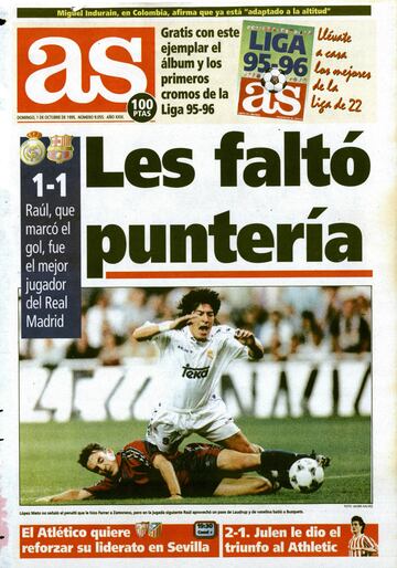 Portada del 1 de octubre de 1995.