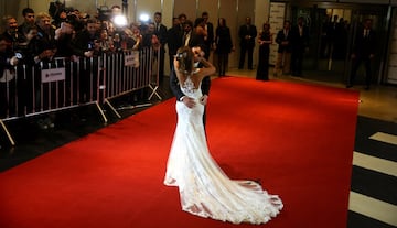 Messi y Antonella Roccuzzo como marido y mujer.