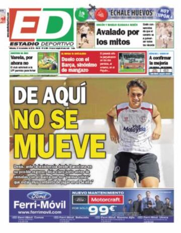 Portadas de la prensa deportiva