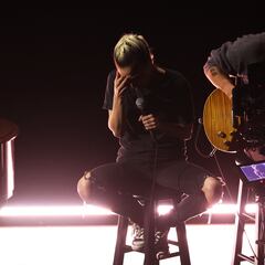 Lady Gaga went make-up free for candid performance at 2023 Oscars