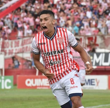 Ulises Ortegoza en su etapa como futbolista de Los Andes.