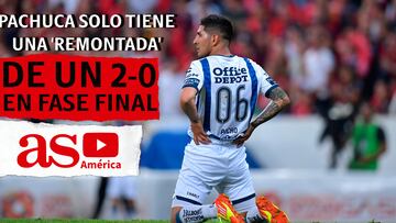 Solo una vez Pachuca ha vuelto tras un 2-0 en fase final