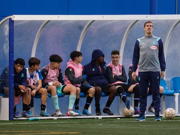 Alberto Lopo entren en la cantera del Espanyol.