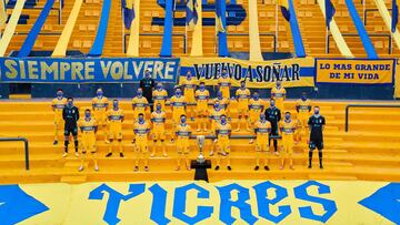 Tigres presume de sus t&iacute;tulos en la fotograf&iacute;a oficial