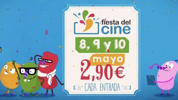 Fiesta del cine: entradas a 2,90 euros del 8 al 10 de mayo. Foto: redes sociales