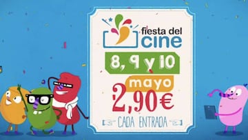 Fiesta del cine: entradas a 2,90 euros del 8 al 10 de mayo. Foto: redes sociales