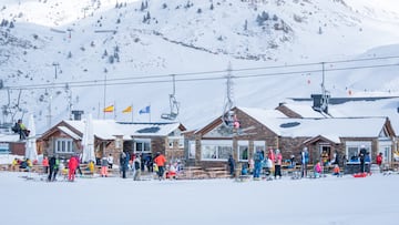 Esquiadores en Baqueira Beret