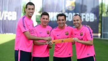 Xavi, Iniesta, Messi y Busquets, elegidos nuevos capitanes