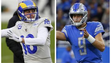 Stafford llega a los Rams, equipo con la mejor defensa en yardas y puntos de la NFL; Goff pasa a los Lions, club con la peor defensa en yardas y puntos.