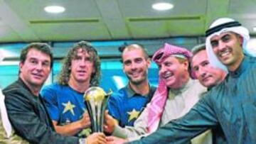 <b>GRAN RECIBIMIENTO EN KUWAIT, DONDE JUEGA HOY UN AMISTOSO. </b>Unas 5.000 personas recibieron al Barça a su llegada a Kuwait, donde hoy juega un amistoso ante el Kazma Sporting (17:15 h., Sexta/Gol T). No jugarán Messi, Xavi, Alves, Iniesta ni Keita. Los canteranos Víctor Vázquez, Bartra, Fontás, Thiago y Oriol Romeu se han sumado al grupo.