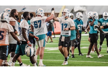 Así regresó Ryan Tannehill a los entrenamientos