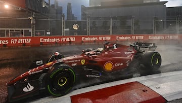 Charles Leclerc (Ferrari F1-75). Marina Bay, Singapur. F1 2022.