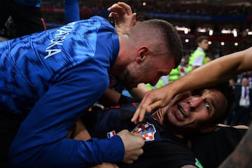 The viral photo sequence from the Croatian celebrations