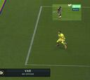 El VAR trazó mal la línea en el segundo gol del Atlético