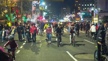 La Alcaldía de Bogotá y el IDRD preparan los detalles para la ciclovía nocturna del próximo jueves 12 de diciembre. (Foto: IDRD)