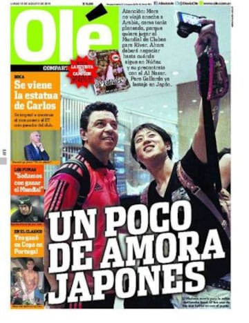 Portadas de la prensa deportiva