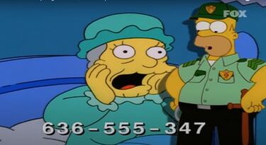 Una empresa denuncia un aluvión de llamadas porque su número de teléfono aparece en Los Simpson