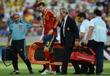 Gerard Piqué recibió un golpe y necesito asistencia médica