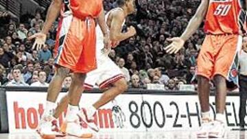 <b>DOMINADOR. </b>Chandler, uno de los pívots de los Bulls de Chicago.