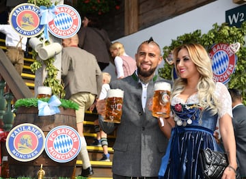 Así disfrutó Vidal del Oktoberfest