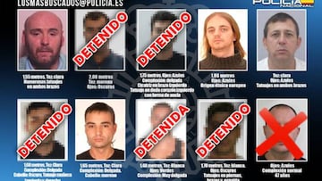 Detenido uno de los fugitivos más buscados de España