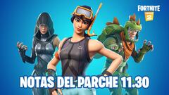 Fortnite - Notas del parche 11.30: cambios y novedades