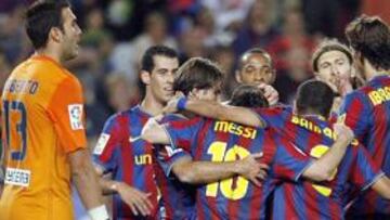 <strong>GOLEADA.</strong>El Barcelona no tuvo piedad del Atlético de Madrid.