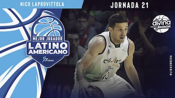 Nicolás Laprovittola, mejor jugador latinoamericano de la jornada 21.