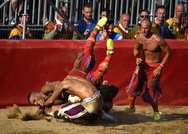 Las imágenes más salvajes del Calcio Storico Fiorentino