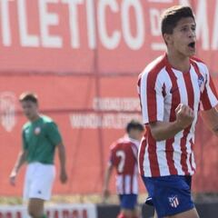 El hijo pequeño del Cholo marca su primer gol con el Atlético